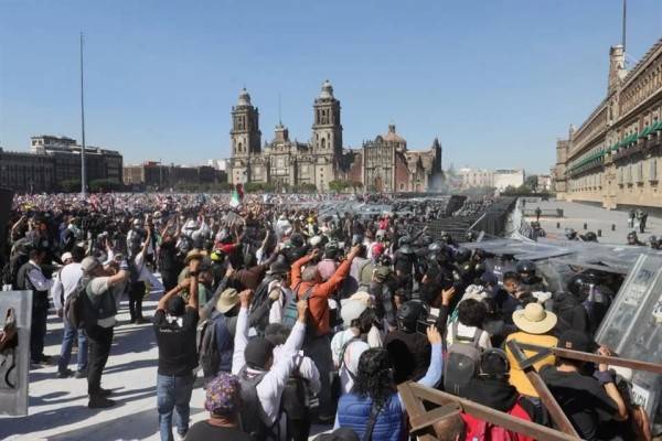 Tras marcha: 18 al penal y policías en la mira