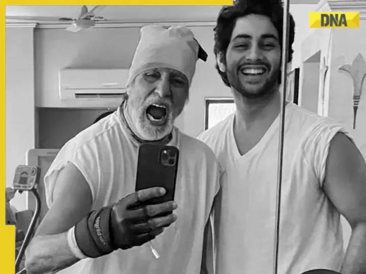 Amitabh Bachchan is 'proud' nana, heaps praise on Agastya Nanda for Ikkis