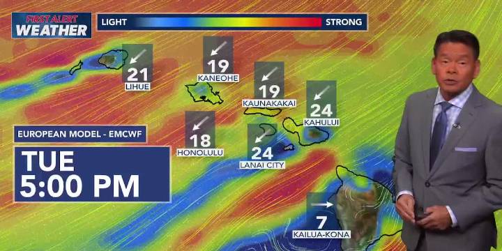 First Alert Forecast: Strong winds in the week ahead