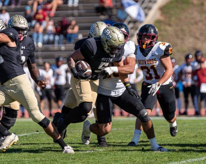 Butte football falls short to College of the Redwoods in final seconds