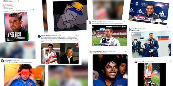 Los memes y reacciones de la derrota de River ante Gimnasia: críticas a Gallardo, burlas desde Boca y “justicia divina” de Maradona