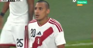 Alex Valera anotó el 1-1 de Perú ante Rusia con potente remate desde fuera del área