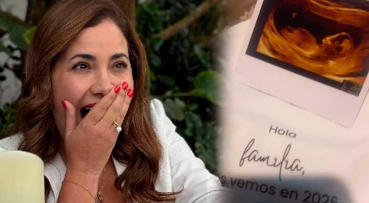 Andrea Llosa anuncia emocionada que llegará UN BEBÉ a su familia y muestra la ecografía del EMBARAZO: "Ya puedo..."