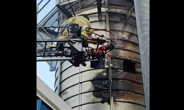 Fire Contained at Stoutsville Grain Facility; No Injuries Reported