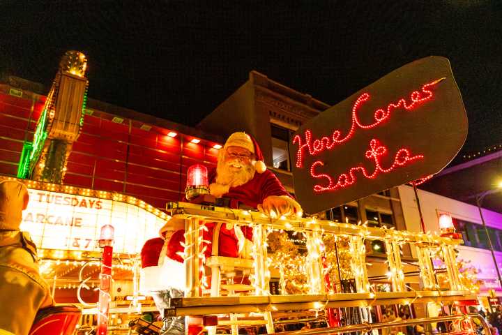 Enhanced security and surveillance for tree lighting parade in Traverse City