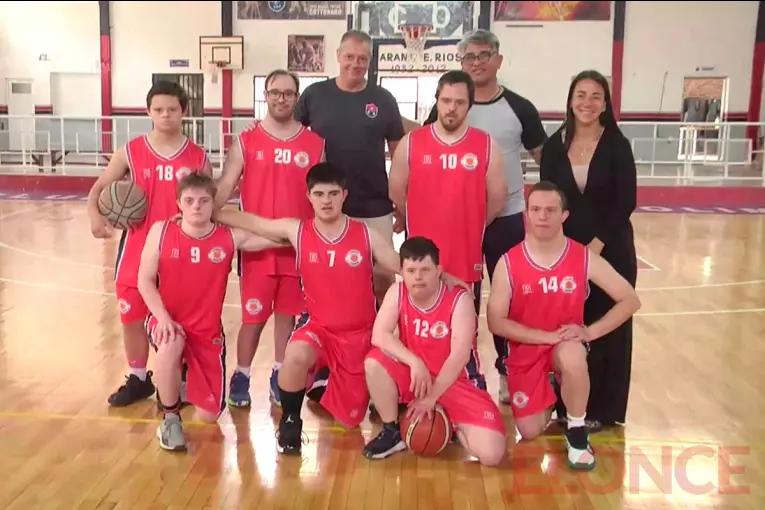 Liga del Litoral: convivencia y deporte en el encuentro de básquet adaptado en Paraná