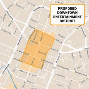 Greenville may enforce midnight closure for downtown venues