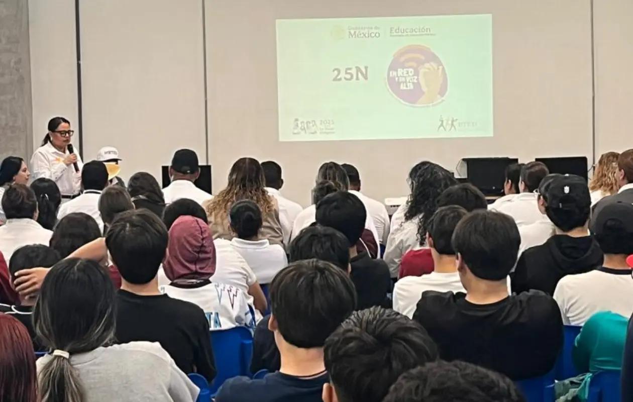 Promueve BTED la prevención de la violencia contra la mujer