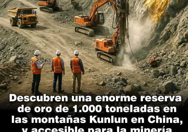 El reciente anuncio sobre un depósito de oro en las montañas Kunlun