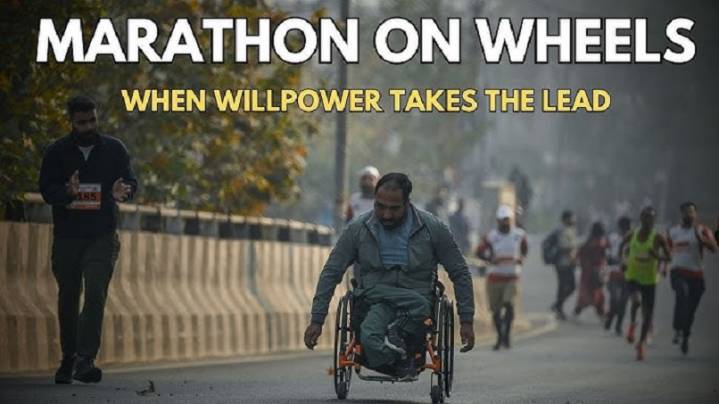 Video: The Man Who Rolled Through The Marathon