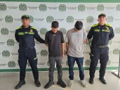 LA SIJÍN CAPTURÓ A ALIAS «EL CHIVO» Y «EL INDIO», RESPONSABLES DE ATRACOS A MANO ARMADA EN YOPAL