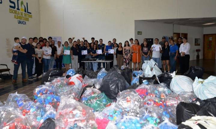 REALIZÓ UNACH el Reciclatón Universitario Campus IV