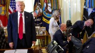 Photo Of Donald Trump During Health Crisis In Oval Office Sparks Brutal Internet War