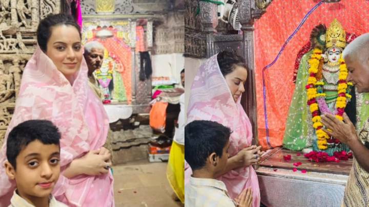 Kangana Ranaut Visits Dwarkadhish Temple, Shares Heartfelt Post