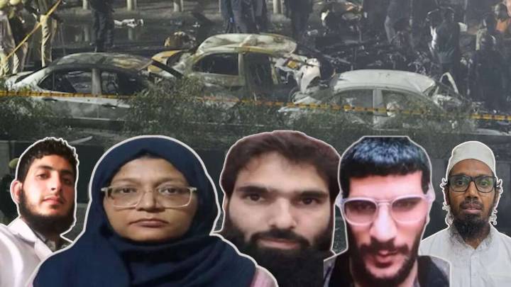 Who are the main accused doctors linked to Delhi Red Fort blast?