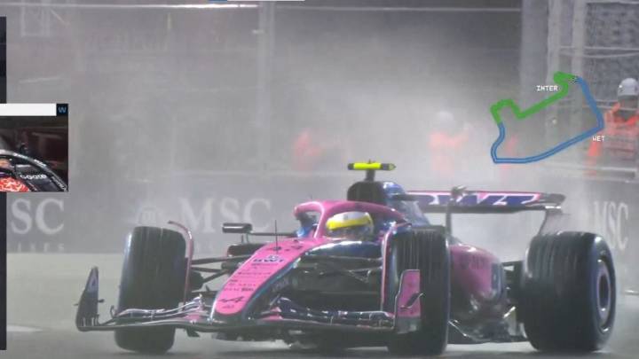 La sorprendente salvada de Franco Colapinto en la clasificación del Gran Premio de Las Vegas