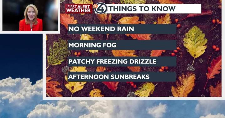 🍂Great raking weather! A break from the wind and the rain just in time for the weekend