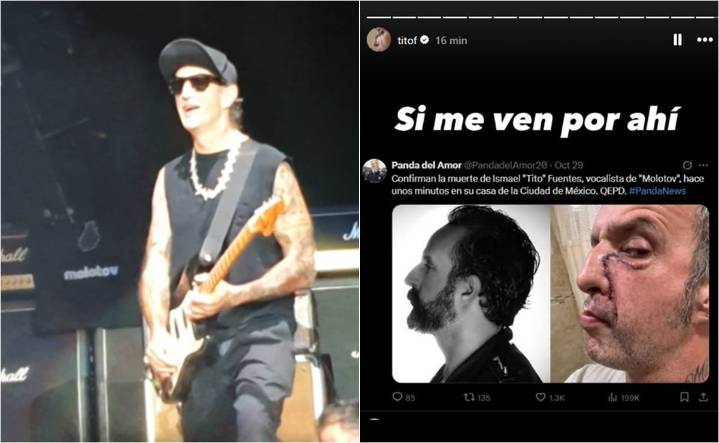 Tito Fuentes, de Molotov, toma con humor noticia sobre su presunta muerte