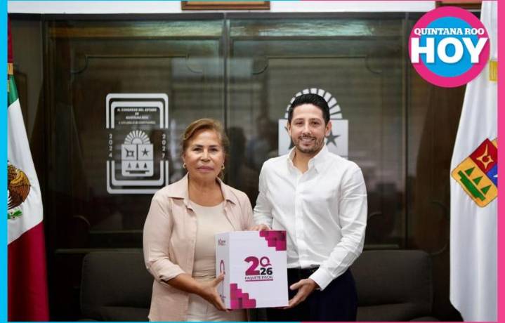 Renán Sánchez Tajonar recibe el Presupuesto 2026 y reafirma su prioridad social en Q. Roo