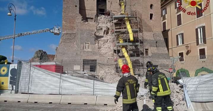 Murió trabajador de 88 años que quedó atrapado tras el derrumbe de una torre medieval