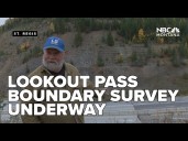 Boundary survey underway to verify Montana Idaho state line near Lookout Pass