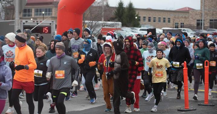 Galloping to the finish line at Saint Francis