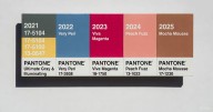 Así han cambiado los colores del año de Pantone en los últimos cinco años
