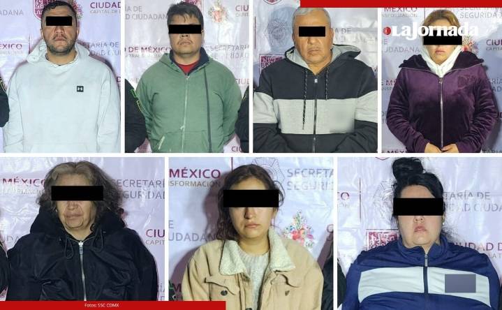 Detienen a siete de ‘La Unión Tepito’ y aseguran cuatro puntos de distribución de droga