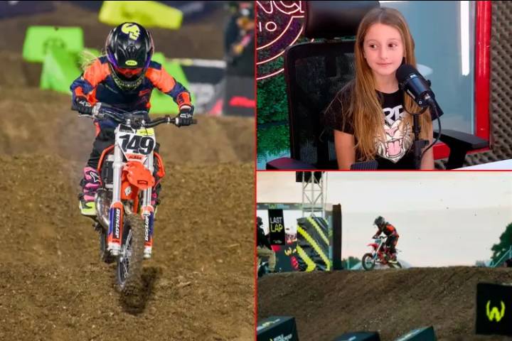 Joaquina tiene 8 años, brilló en el Mundial de Supercross y sueña con “ser campeona argentina”