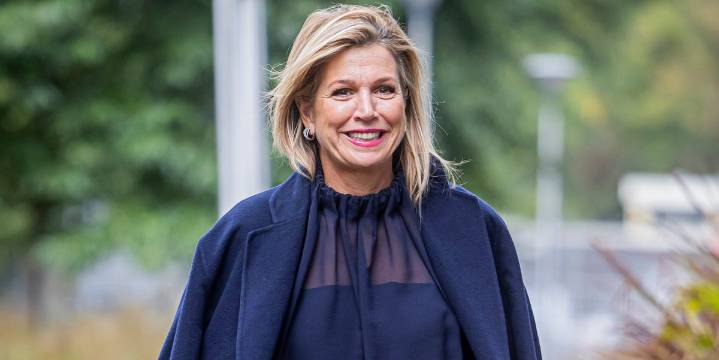 Máxima de Holanda acierta con el mono setentero perfecto para ir a la oficina o una boda