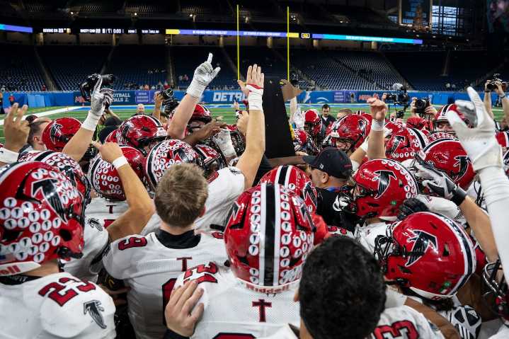 PHOTOS: Divine Child and Unity Christian clash in D4 MHSAA football championship