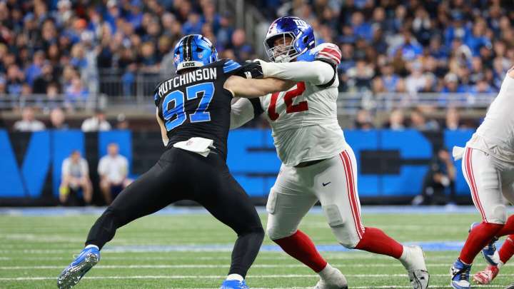 Giants' Jermaine Eluemunor: Aidan Hutchinson didn't do anything until sack on final play