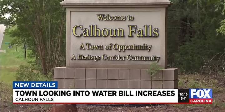 Calhoun Falls officials looking into water bill increases