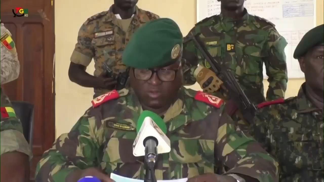 Guinea-Bissau military claim to have deposed President Embaló in televised statement