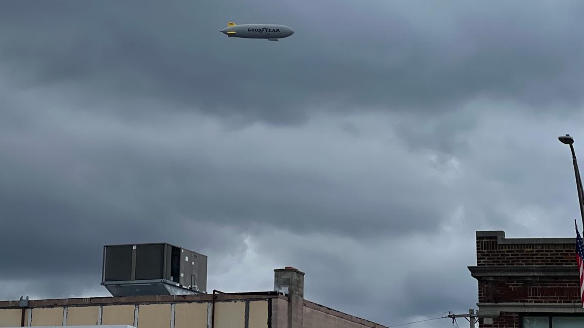 Goodyear Blimp, celebrity sightings reported as Bills