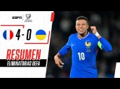 Francia vs. Ucrania (4-0): ver resumen y goles del partido por Eliminatorias UEFA 2026 