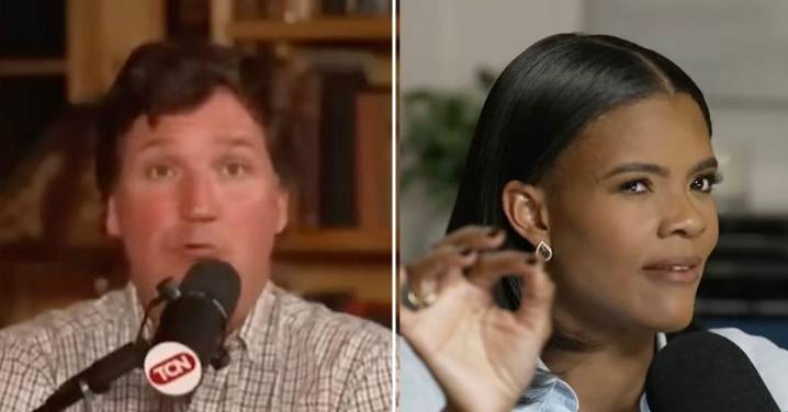 Tucker Carlson Refuses To Disown Candace Owens In Firey Interview