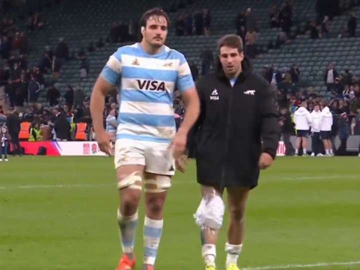 La lesión de Mallía condicionó el cierre de Los Pumas vs Inglaterra: hielo en la rodilla y bronca de Contepomi con los árbitros