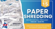 LCG to host annual paper shredding day this weekend