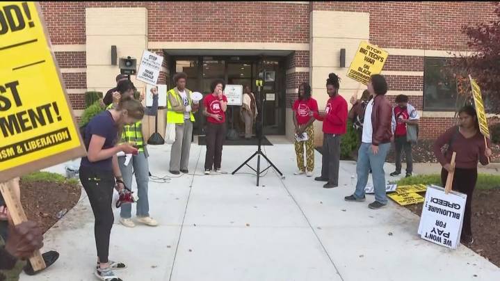 Residents protest plans for massive data centers in DeKalb