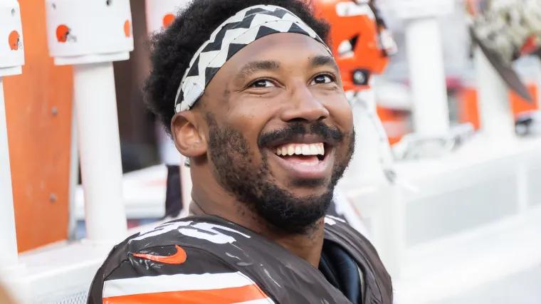 Browns' Myles Garrett makes NFL history with six