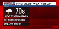 First Alert: Monitoring Monday afternoon storms