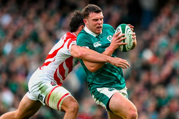 Tom Farrell: ‘I am relieved to finally get the monkey off the back by playing for Ireland’