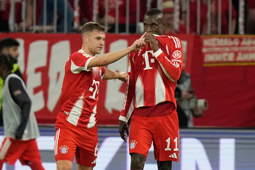 Bayern sigue sin perder y vence 3-0 al Leverkusen a pesar de descansar a jugadores clave