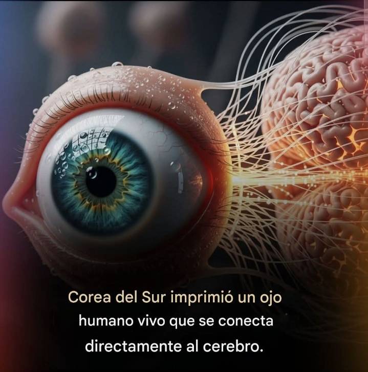 COREA DEL SUR IMPRIMIÓ UN OJO HUMANO