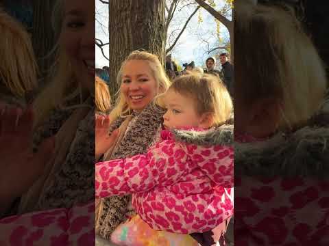 Thousands celebrate 99th annual Macy’s Thanksgiving Day Parade in NYC: ‘Turkey, over here!’ #shorts