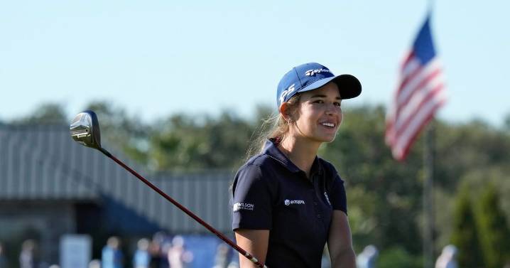 Kai Trump debuts last after first round at LPGA