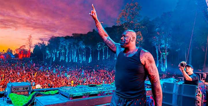Shaquille O'Neal regresa... pero como DJ en el EDC México