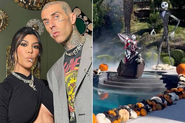 Kourtney Kardashian Goes All Out for Halloween with Pumpkin Puppet Show