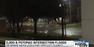 Early morning flooding submerges intersections, Rio Grande levels briefly surge